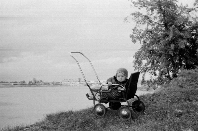 1957 - На берегу Клязьминского водохранилища в районе Мысово