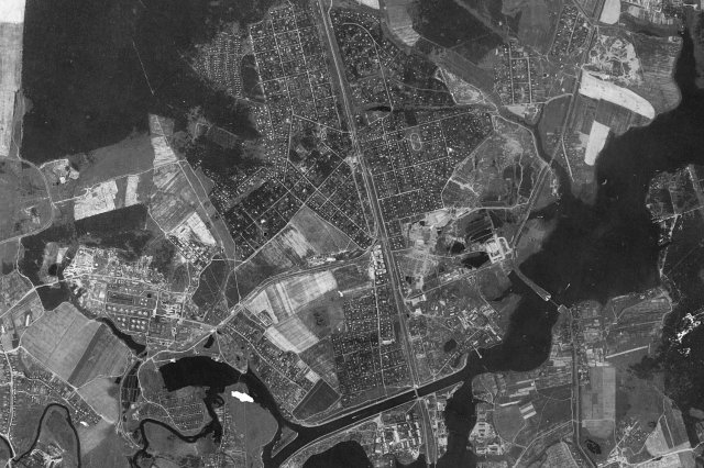 1966 - Долгопрудный, снимок с американского спутника