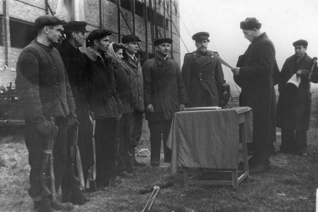 1955 - Заводская команда снайперов у эллинга