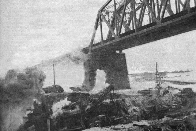 1936 - Мост через канал у ст. Хлебниково