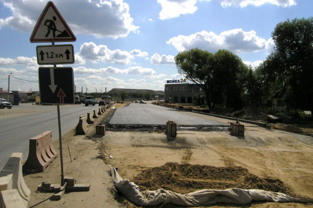 11.08.2009 - Реконструкция Лихачевского шоссе в районе Лихачево