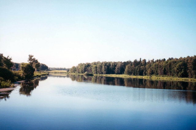 2003 - Долгие пруды, вид с плотины между прудами