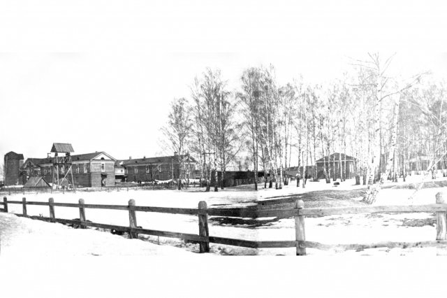 1930-е - Хозяйственные постройки бывшего имения Э.М. Банзы усадьбы Виноградово