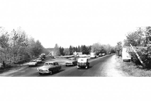 ок.1973 - Дмитровское шоссе, поворот на Долгопрудный