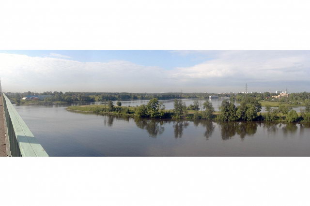 25.06.2003 - Вид на канал и Хлебниковский залив с автомобильного моста