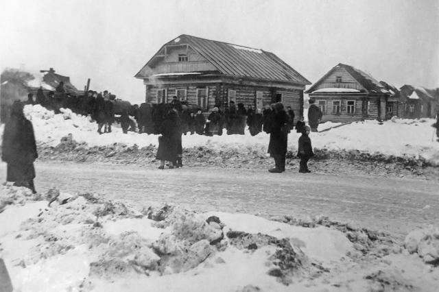02.1935 - Перенос домов из зоны строительства канала