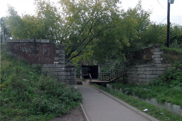 30.09.2006 - Остатки опор старого железнодорожного моста