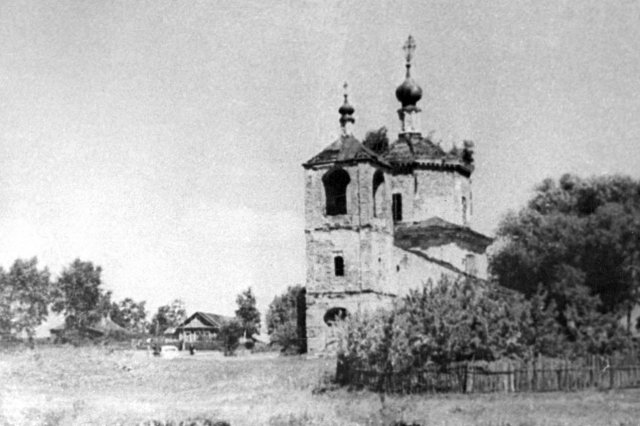 ок.1980 - Спасский храм в Павельцево
