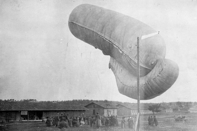 1921 - Змейковый аэростат типа "Парсеваль"